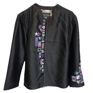 Bob Mackie Silk Jacket Size‎ Medium